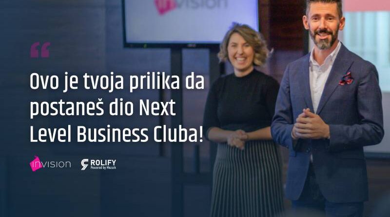 Odvedi svoj biznis na novi level: Rolify i Invision te nagrađuju mentorskim programom u vrijednosti od 1200 KM