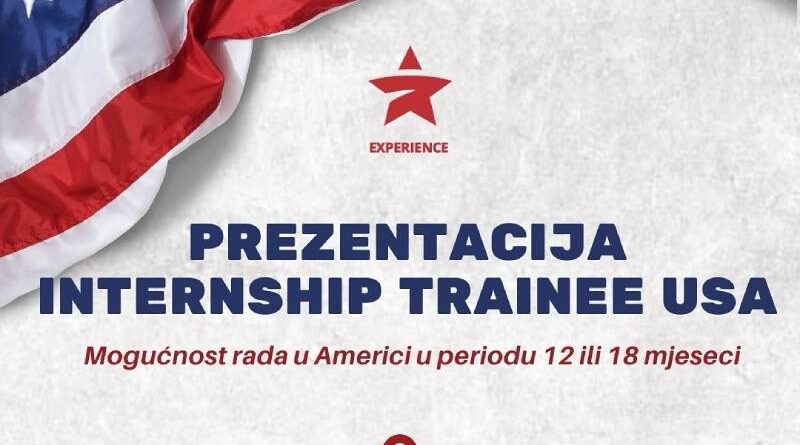 Prezentacija o Internship Trainee USA programu