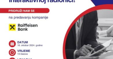 Interaktivna radionica “Uzbudljivi let u poslovni svijet”