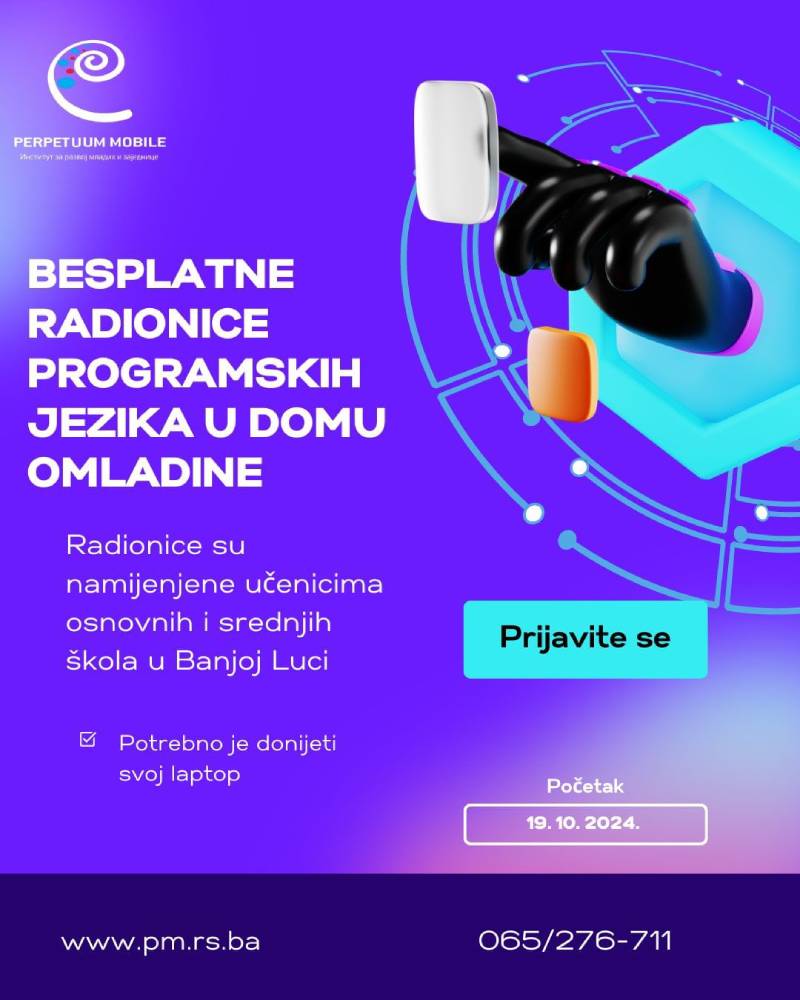 Besplatne radionice programskih jezika