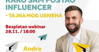 Webinar: Andro Anić - Kako sam postao influencer (tajna mog uspjeha)