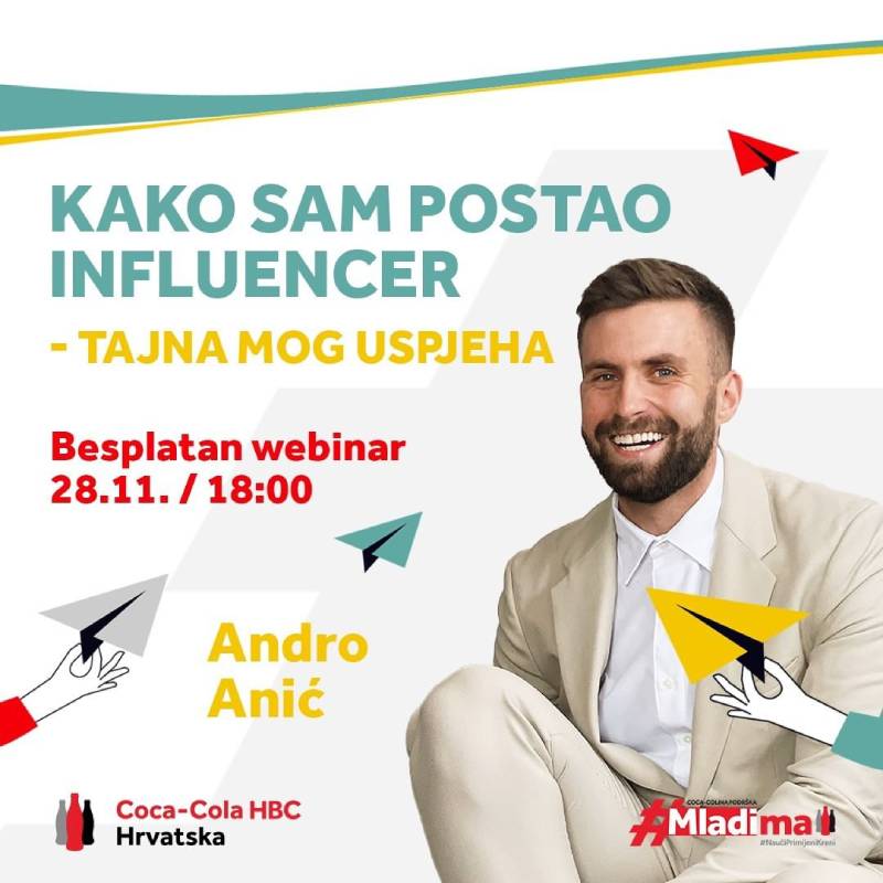 Webinar: Andro Anić - Kako sam postao influencer (tajna mog uspjeha)