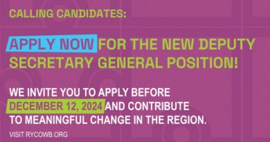 Calling Candidates: Apply for RYCO’s Deputy Secretary General Position