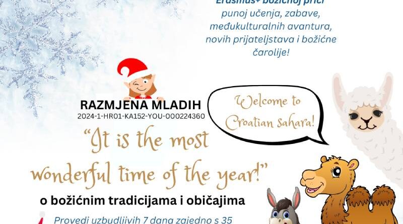 Erasmus+ razmjenu mladih "It is the most wonderful time of the year!"