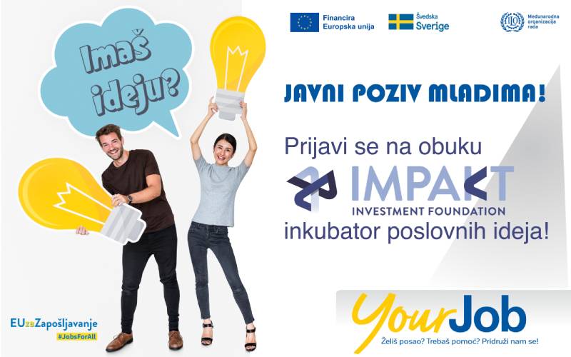 Javni poziv mladima: Prijavi se na obuku inkubator poslovnih ideja!