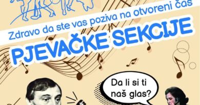 Otvoreni čas: Pjevačke sekcije