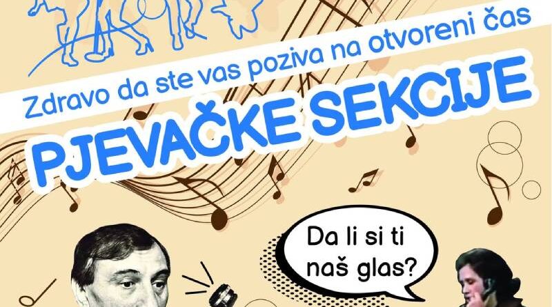 Otvoreni čas: Pjevačke sekcije