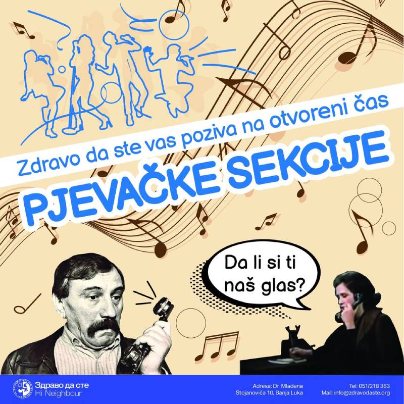 Otvoreni čas: Pjevačke sekcije