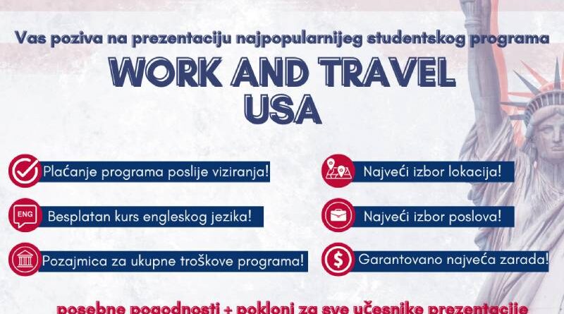 Prezentacija najpopularnijeg studentskog programa Work and Travel USA