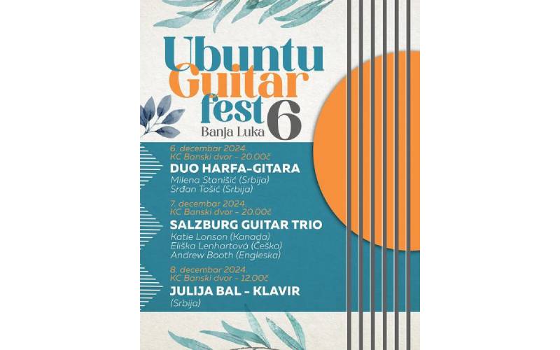 Prijave otvorene: U decembru 6. izdanje festivala gitare