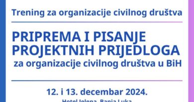 Priprema i pisanje projektnih prijedloga za organizacije civilnog društva