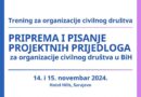 Priprema i pisanje projektnih prijedloga za organizacije civilnog društva