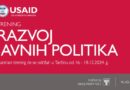 Trening Razvoj javnih politika