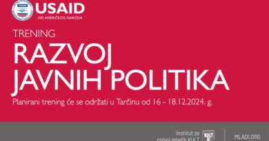 Trening Razvoj javnih politika