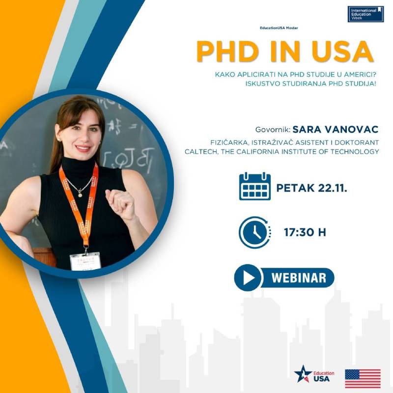 Besplatan webinar o studiranju PHD programa u Americi