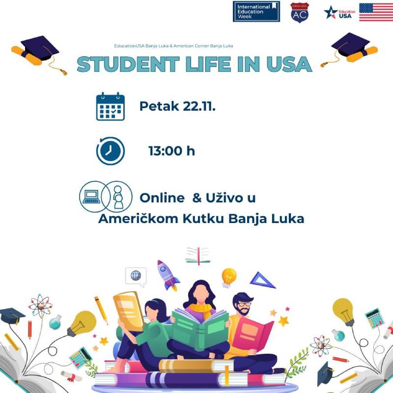 Info sesija o Studentskom životu u Americi