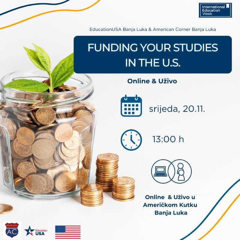 Info sesija o Finansiranju studija u Americi