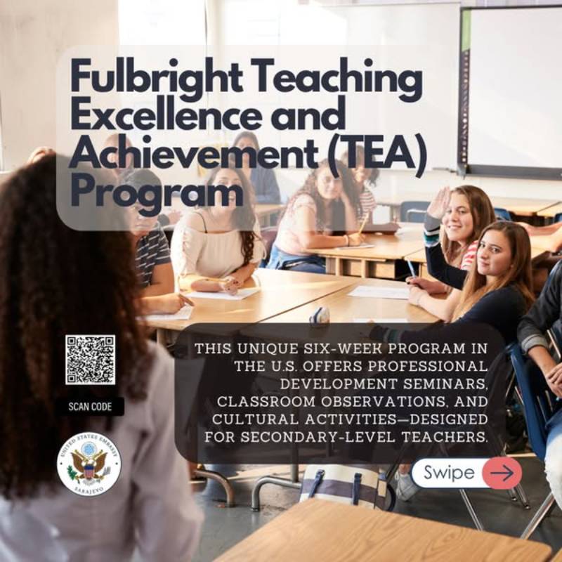 Fulbright Teaching Excellence and Achievement Program competition for 2025-2026