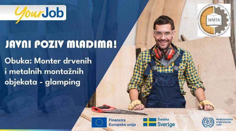 Obuka za montera drvenih i mentalnih montažnih objekata - Glamping