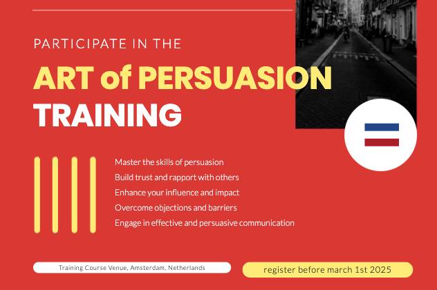 Training Course: The Art of Persuasion for Youth Workers