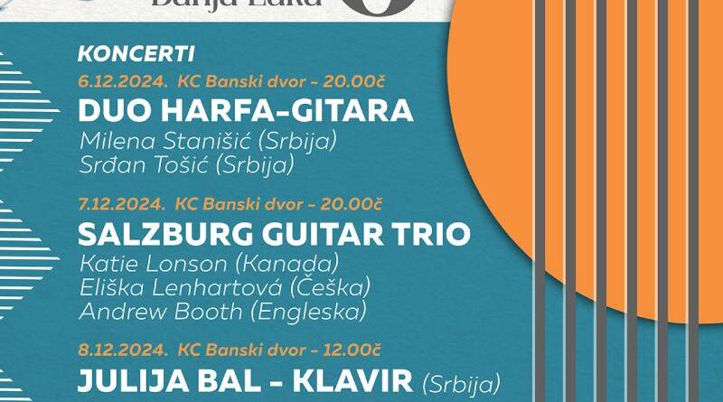 U Banskom dvoru: Počinje šesto izdanje festivala gitare