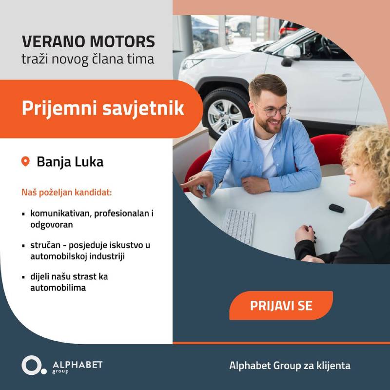 Verano motors zapošljava