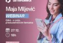 Webinar: Inspirativna Q&A sesija s Majom Miljević