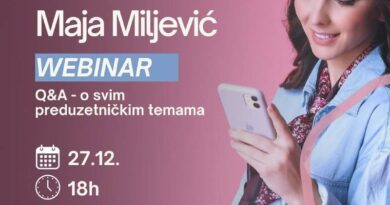 Webinar: Inspirativna Q&A sesija s Majom Miljević