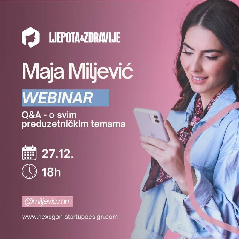 Webinar: Inspirativna Q&A sesija s Majom Miljević