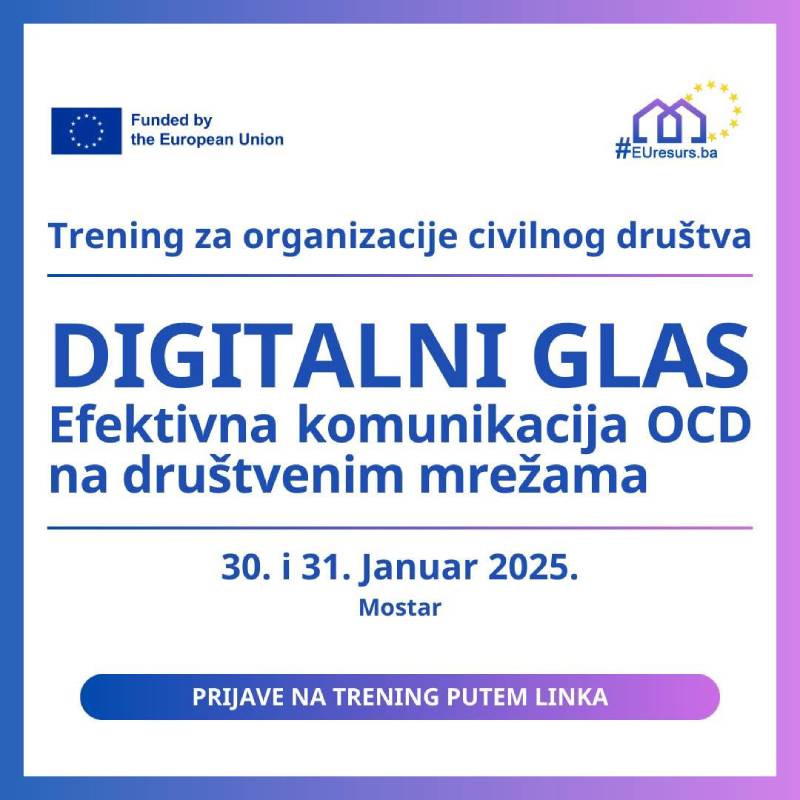 Digitalni glas - Trening za efektivnu komunikaciju OCD na društvenim mrežama