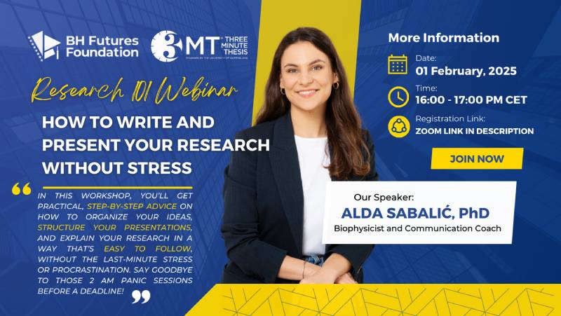 Research 101 Webinar: How to Write and Present Your Research Without Stress