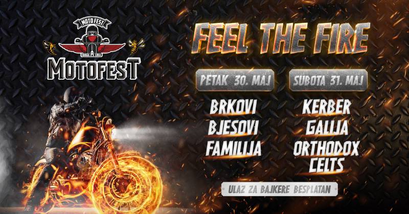 MOTO FEST 2025 ponovo pali atmosferu u Banjaluci - "Feel The Fire"