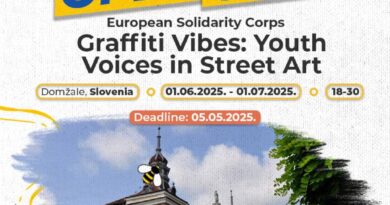 Open Call for Short-term ESC “Graffiti Vibes: Youth Voices in Street Art” in Domžale , Slovenia