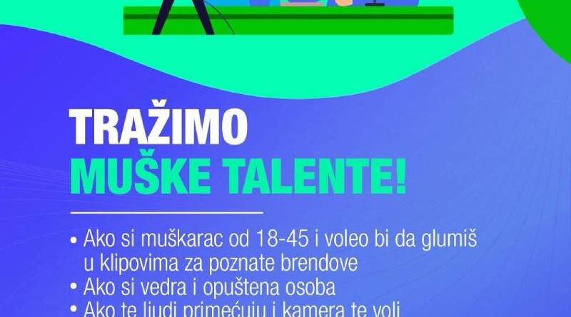 Vasić Media: Tražimo muške talente